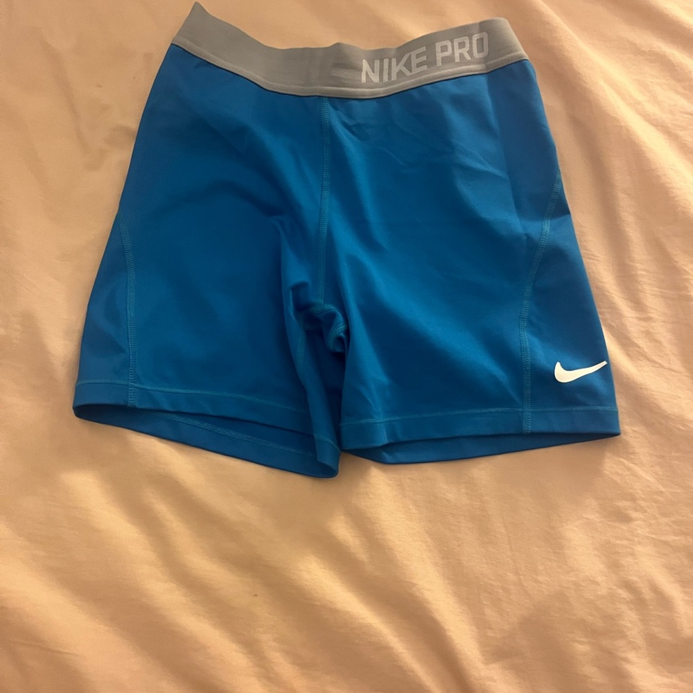 Nike Blue and Gray Performance Shorts